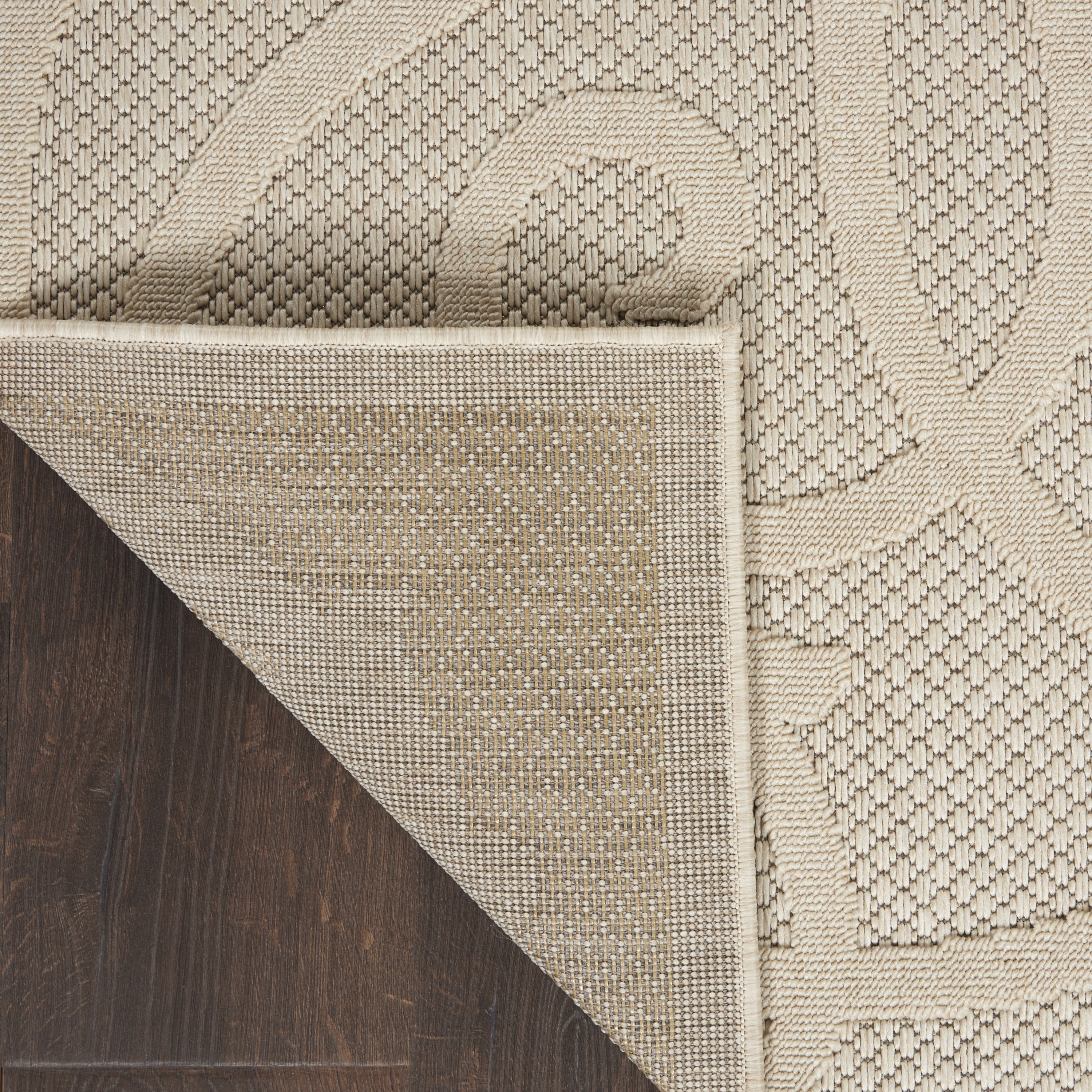 Nourison Palamos Indoor/outdoor Casual Contemporary Cream Area Rug
