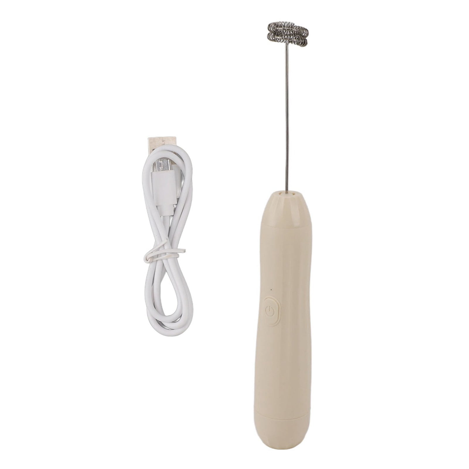 Handheld Mixer Mini Handheld Milk Frother USB Rechargeable Electric Whisk Drink Mixer 3 Speed Stainless Steel Foam Maker For Home