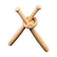 thumbnail image 1 of Ramiter Mini Batte de Baseball Présentoir à Battes Ornements de Mode Mini Baseball Rack, 1 of 5