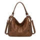 thumbnail image 1 of Bolso de mano KL928 para mujer, bandolera tipo hobo, marrón, 1 of 8