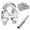 24-M6, variant on 6 M12 Stainless Steel Wire Rope Cable Clamp Hardware