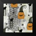thumbnail image 2 of Ogren, Sarah 15x15 Black Modern Framed Museum Art Print Titled - Halloween Pattern 2, 2 of 5