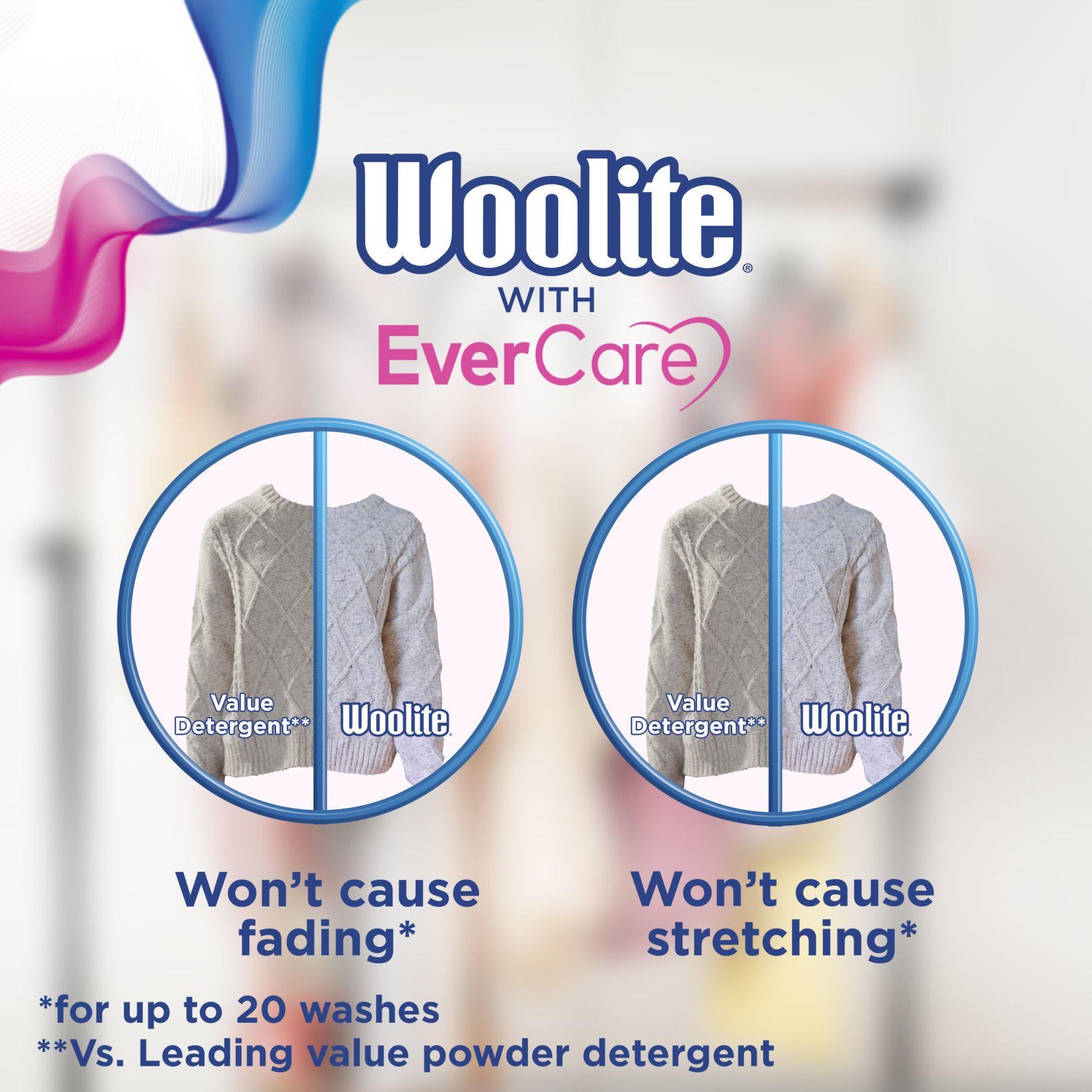 Woolite All Clothes Liquid Laundry Detergent, Sparkling Falls Scent, 83 Loads , 125oz, Regular & HE Washers, Gentle Cycle, , Packaging May Vary - image 3 of 6