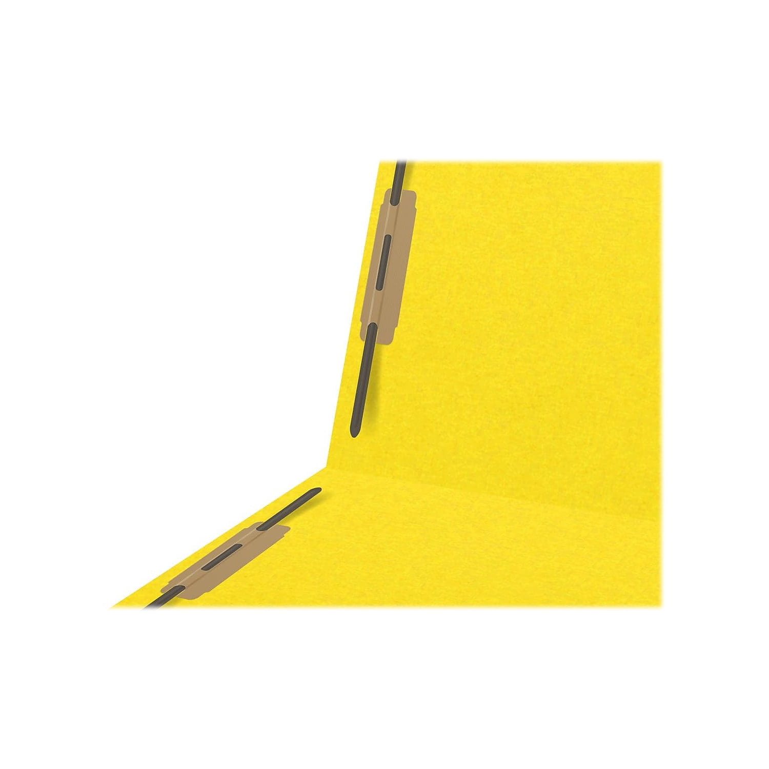 Medical Arts Press Heavy-Duty End Tab File Folder Straight Cut Letter-Size Yellow 40/Box