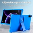 thumbnail image 3 of FIEWESEY Tablet Case for TCL TAB 10 Gen 4 Android Tablet 10.1" Kids Friendly Protective Cover Silicone Case Kids Friendly with Kicskstand for TCL TAB 10 Gen 4 Tablet - Blue, 3 of 6