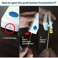 thumbnail image 5 of SadoTech Wireless Doorbells - Model C, 1 Push-Button Ringer and 1 Receiver, Battery Operated, Waterproof, Long Range, Portable Door Bells for Home with 52 Chimes and 4 Volumes, 5 of 6