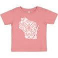thumbnail image 3 of Inktastic Wisconsin Silhouette Mandala Boys or Girls Baby T-Shirt, 3 of 5