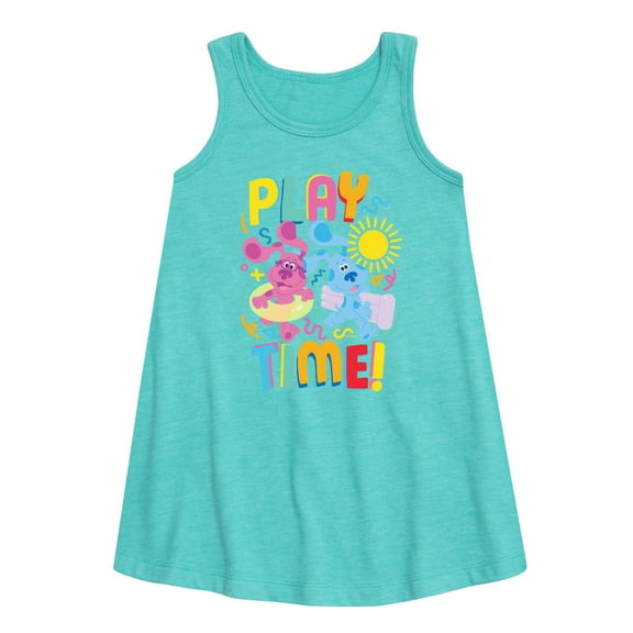 Blue's Clues & You! - Play Time - Toddler & Youth Girls A-line Dress