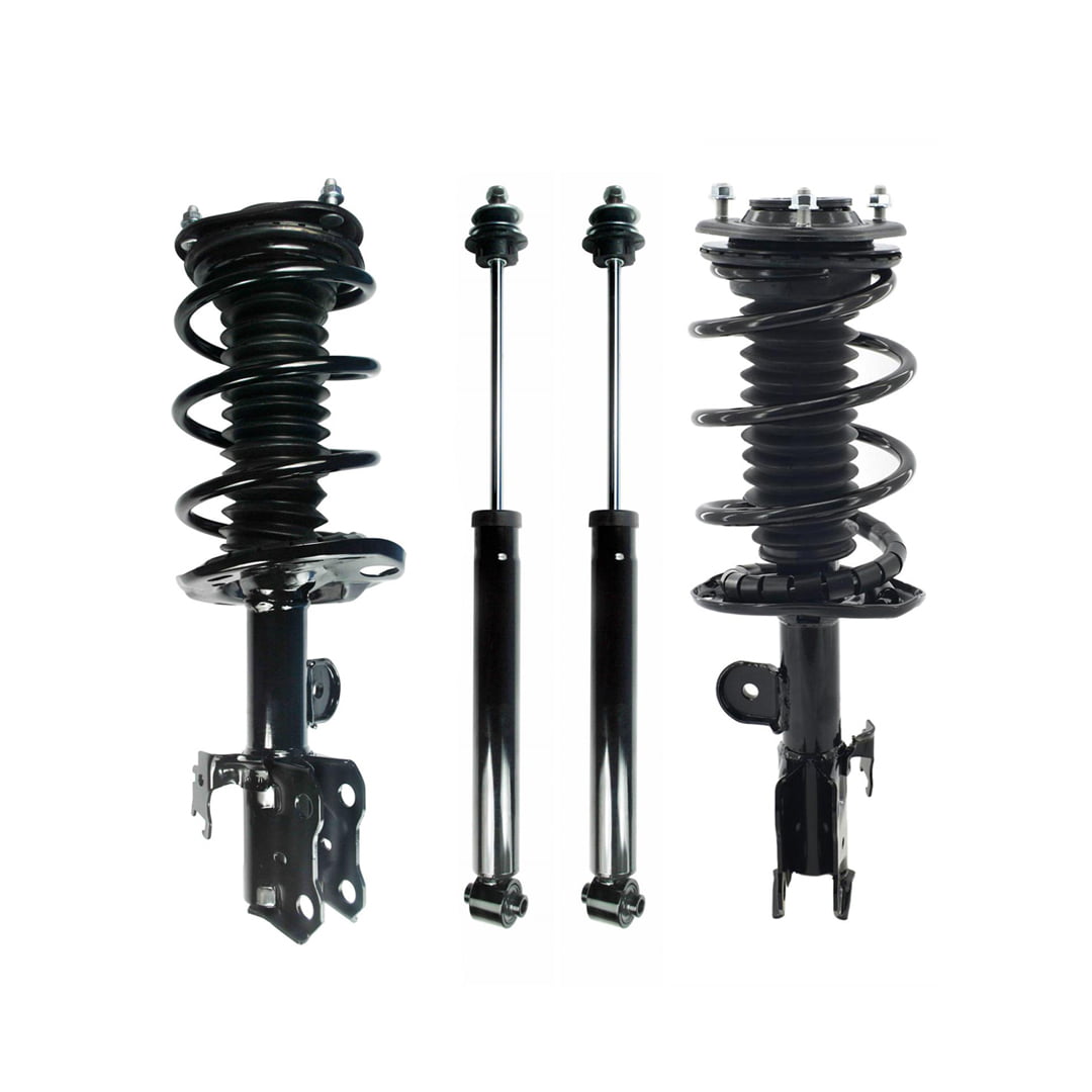 NEW Pair Set of 2 Rear Monroe Susp Shock Absorbers for Nissan Versa Note L4 FWD 