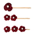 thumbnail image 1 of GOOHOCHY 3 pinzas para el pelo con forma de rosa, elegantes accesorios para el cabello para mujeres y adolescentes., 1 of 8