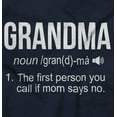 thumbnail image 2 of Grandma First Person When Mom Says No Toddler Boy Girl T Shirt Infant Toddler Brisco Brands 18M, 2 of 6