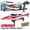 Red, variant on 2.4GHz Remote Control Boat High Speed RC Racing Boat with Night Navigation Lights Self-Righting for Outdoor Pool or Lake Play(Red)