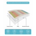 thumbnail image 4 of Full Size Quilt Bedding Set, Modern Striped Minimalist Reversible Summer Quilt 3 Pieces, Colorful Vintage Stripes Lightweight Bedspreads Coverlets with 2 Pillow Shams for All Seasons, 4 of 5
