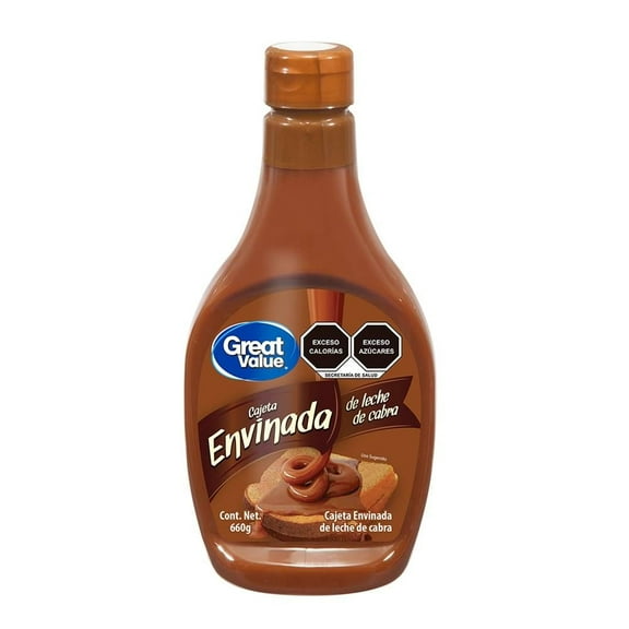Cajeta Great Value envinada de leche de cabra 660 g