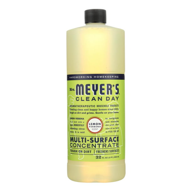 Mrs. Meyer's Clean Day - Multi Surface Concentrate - Lemon Verbena - 32 ...