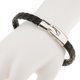 thumbnail image 4 of Pulsera de cuero Inoxidable Perfecl 9 mm de ancho, 4 of 8