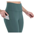 thumbnail image 5 of Sociala Women's Knee Length High Waisted Bike Shorts With Side Pockets Workout Athletic Running Shorts, 5 of 6