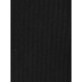 thumbnail image 5 of DARING DIVA Tie Waist Bodycon Knit Wrap Sweater Dress M Black, 5 of 6