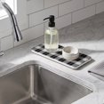 Black White Diatomaceous Earth Coasters, Buffalo Lattice Water ...
