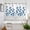 Blue, variant on Navy Blue Floral Kitchen Curtains Window Panels, Spring Flowers Butterflies Wooden Insulated Window Treatment Curtain, Grommet Curtains for Bedroom/Living Room/Bathroom, 2 Piece 52"Wx45"L