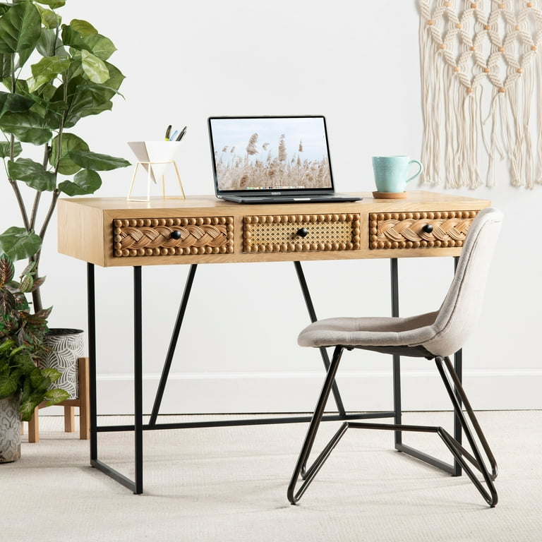 Evolution by Crestview Collection Balin Boho Wooden Desk