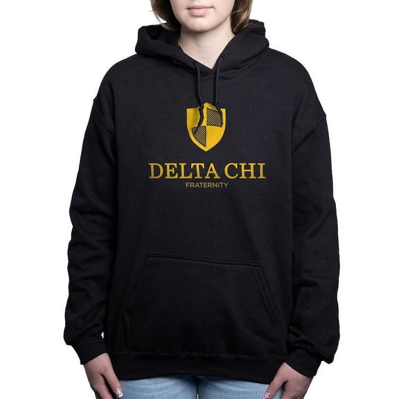 CafePress - Delta Chi Vertical Yellow Logo Sweatshirt - Pullover Hoodie, Classic & Comfortable Hooded Sweatshirt