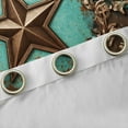 thumbnail image 4 of Castle Fairy Western Texas Stars Black Out Curtains,Damask Curtains Pack of 2 (42x63 Each), 4 of 6