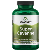 Swanson Super Cayenne 250 Veggie Capsules