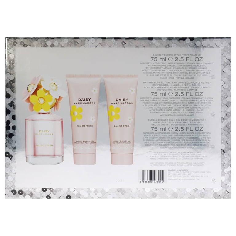 Marc Jacobs Daisy Eau So Fresh 3pcs Gift Set For Women 125ml Eau