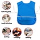 thumbnail image 4 of Delantal de pintura impermeable con bolsillo para aulas, eventos comunitarios, manualidades, actividades de pintura artística, azul, 4 of 5