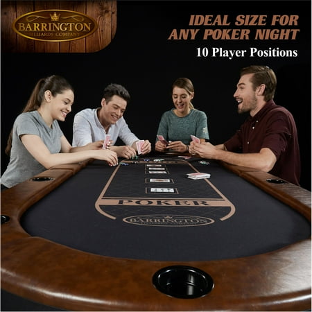 Barrington - Premium Texas Hold'em 10-Player Poker Table