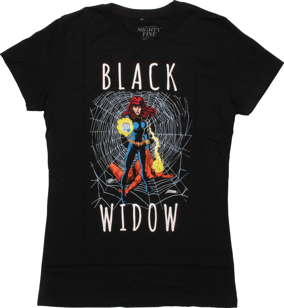 The Avengers Avengers Black Widow Fanfare Juniors TShirt Walmart
