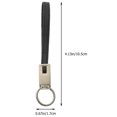 thumbnail image 2 of Cable de carga de cuero para teléfono móvil, multifunción, dos en uno, llavero con cable de datos (tipo C, negro), 2 of 5