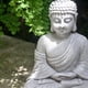 thumbnail image 3 of Yuarrent Estatua de Buda de jardín duradera y resistente a la intemperie hecha de resina, adorno de jardín de Buda sentado, opción de regalo Decoración del hogar, 3 of 6