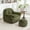 Green, variant on Bean Bag Chair, Comfy Bean Bag Sofa with Back Support, With Footstool,Faux Fur Bean Bag Chair for Adults and Kids, Stuffed Floor Sofa for Living Room, Bedroom,White