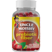 Prebiotic Fiber Gummies - Berry Flavor 60 Gummies Helps Support Digestive Health and Immune System GMO Free Gelatin Free Nut Free Kosher Parve