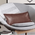 thumbnail image 2 of Wildon Home   Kidney Faux Leather Throw Pillow, 2 of 4