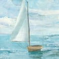 thumbnail image 2 of Hristova, Albena 26x26 Black Ornate Wood Framed with Double Matting Museum Art Print Titled - Silver Sail Bright, 2 of 4