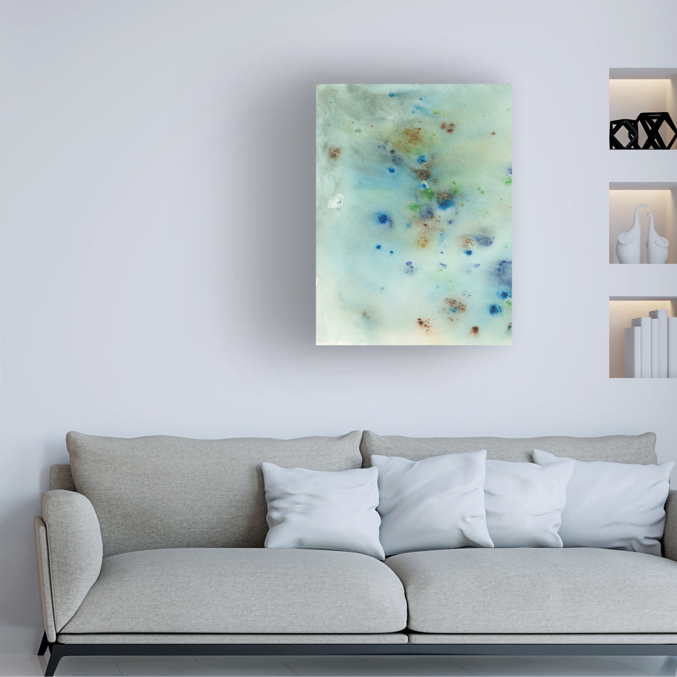 Canvas Wall Art - Jodi Fuchs 'Hawaiian Rain II' Wall Art for Living Room, Bedroom, or Office Décor by Trademark Fine Art - 18 x 24 Inches