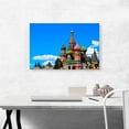 thumbnail image 3 of ARTCANVAS Moscow Russia Colorful Cathedral Canvas Art Print - Size: 26" x 18" (0.75" Deep), 3 of 9