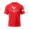 thumbnail image 3 of IWRICH A Tiny Bit Irish Irish Men's T-Shirt Short Sleeve St. Patrick's Day Tees Red XL, 3 of 5