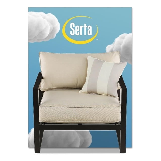 Serta Catalina Fauteuil d'Extérieur avec Accoudoirs en Bronze