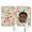 Hedgehog &, variant on Exotic Floral Pet Placemat - Non-Slip Dog Feeding Mat with Absorbent Foam Core, Keeps Floors Dry, Boho Summer Beach Design