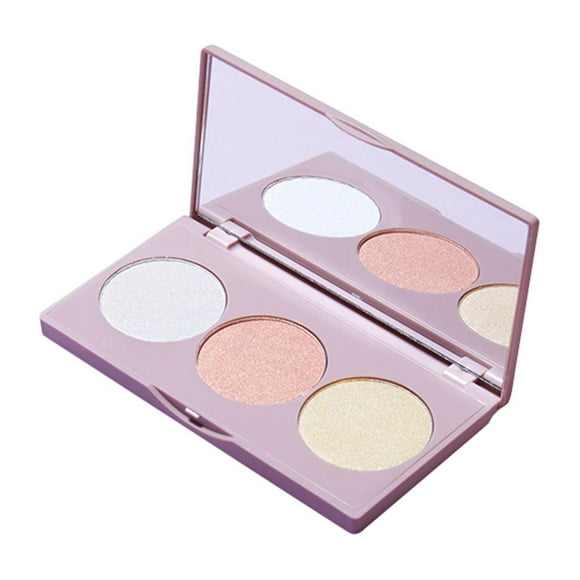 de resaltado de maquillaje Polvo de pulido de tono de clavícula facial cosmético Yuyangstore Paleta de iluminadores