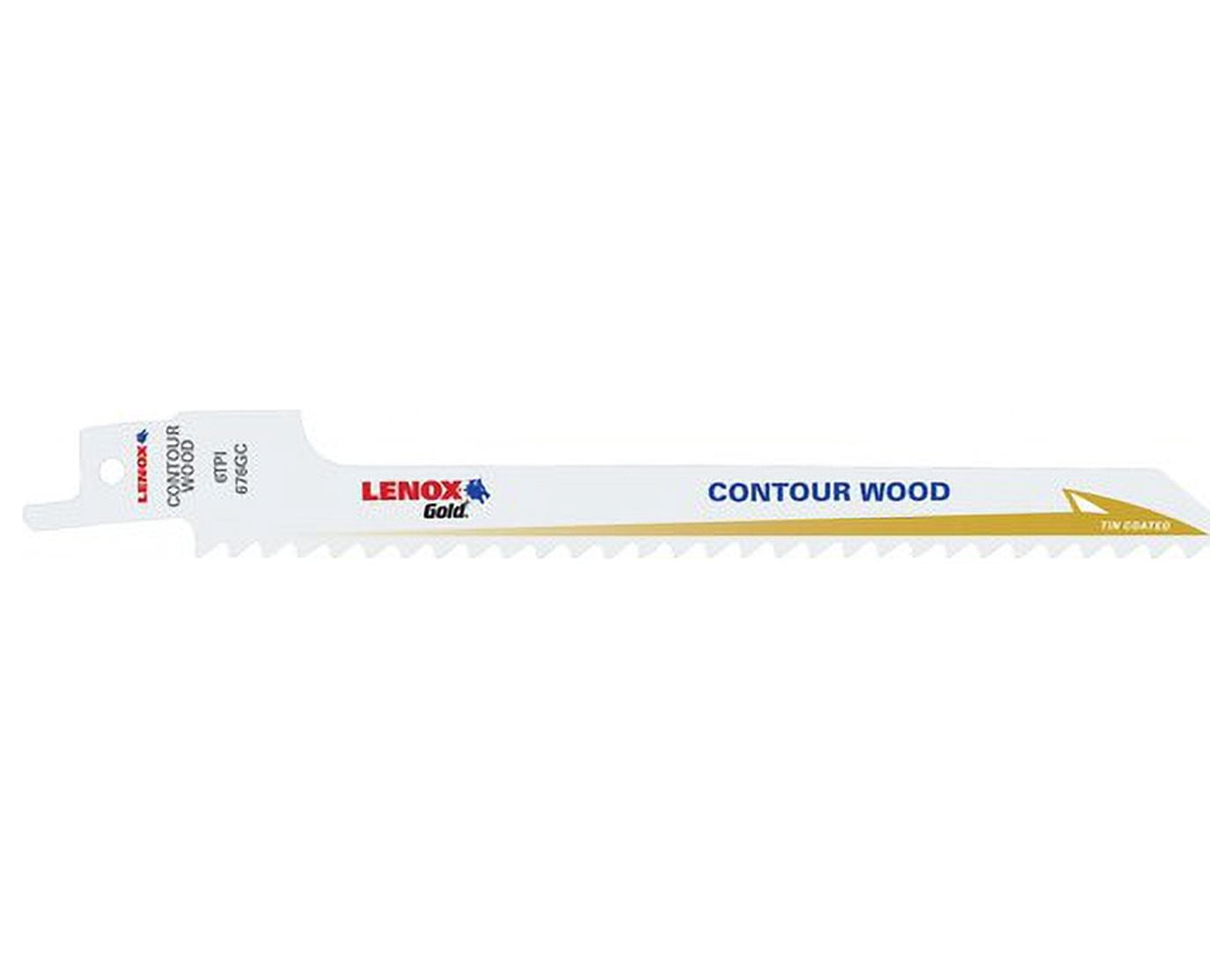 Lenox Gold 6 in. Bi-Metal Reciprocating Saw Blade 6 TPI 5 pk