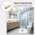 thumbnail image 3 of SHISUYAN Toilet Water Tank Button Plastic Dual Flush Button Bathroom Toilet Push Button, 3 of 8
