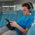 thumbnail image 3 of JLab JBuddies Studio 2 On-Ear Kids Wireless Headphones, Blue/Graphite, Volume Safe, Folding, Adjustable, Noise Isolation, Mic, 3 of 8