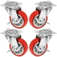 thumbnail image 4 of Universal Brake Wheel Damping Swivel Casters Wear-resistant Directional Wheel with Anti-rust Strong Load-bearing for Luggage Cart, 4 of 9