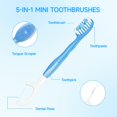 thumbnail image 4 of Cepillo de dientes Malisseladi mini desechable 5 en 1, 10 piezas, 4 of 7