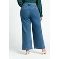 thumbnail image 2 of ELOQUII Women's Plus Size The Trouser Jean, 2 of 3